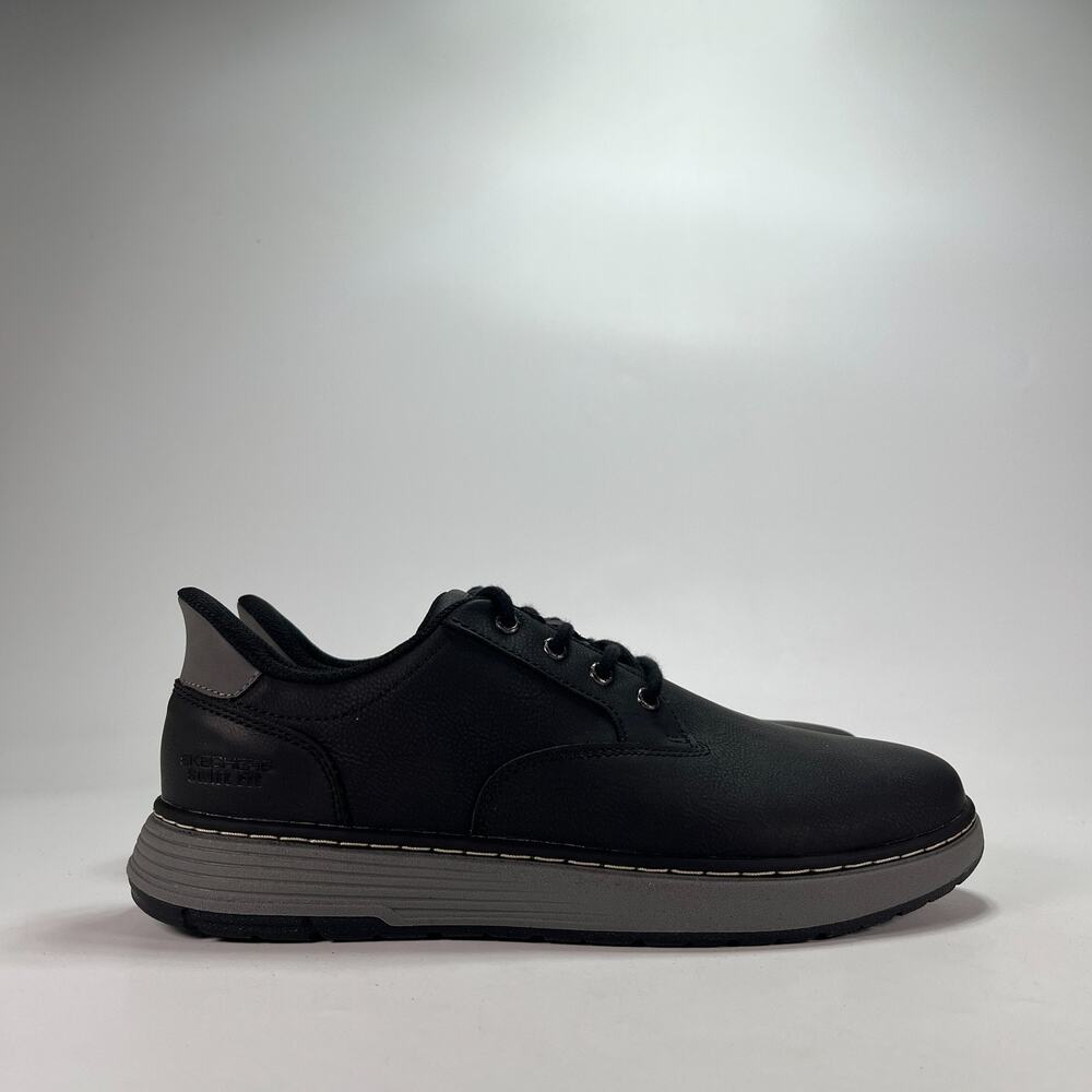Skechers Hands Free Slip Ins Swift Fit Black Casual Sneakers 182004 Men's Sz 8.5